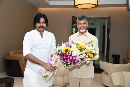 Chandrababu Naidu And Pawankalyan Meet